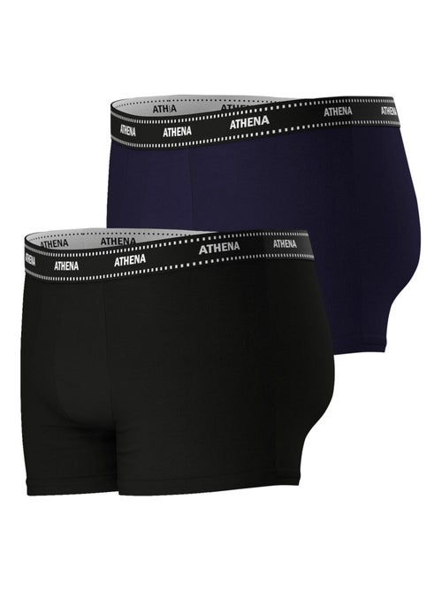 Lot de 2 boxers homme duo essentiel athena - Kiabi Lot de 2 boxers homme duo essentiel athena - Kiabi