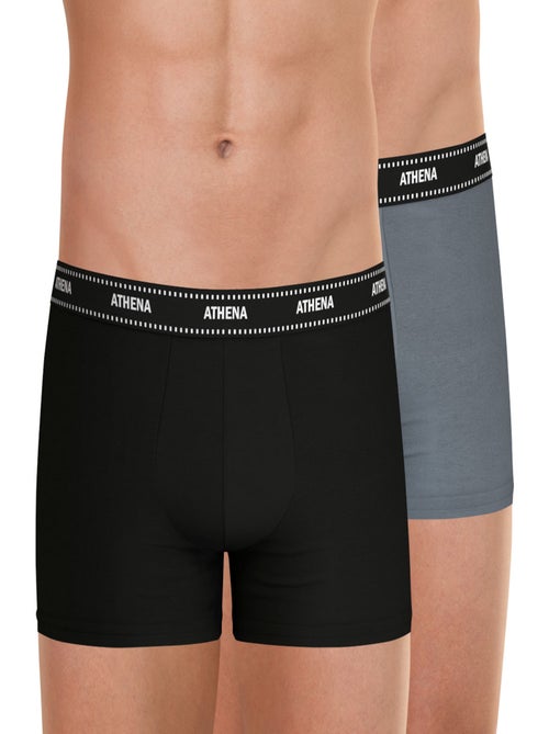 Lot de 2 boxers homme duo essentiel athena - Kiabi