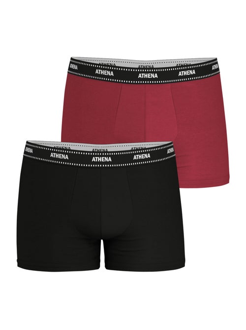 Lot de 2 boxers homme duo essentiel athena - Kiabi