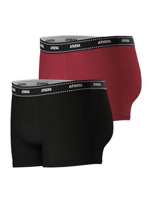 Lot de 2 boxers homme duo essentiel athena - Kiabi