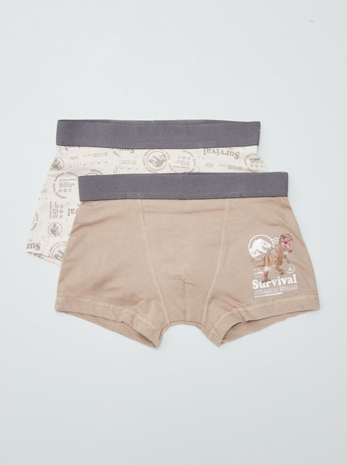 Lot de 2 boxers 'Jurassic World' - Kiabi