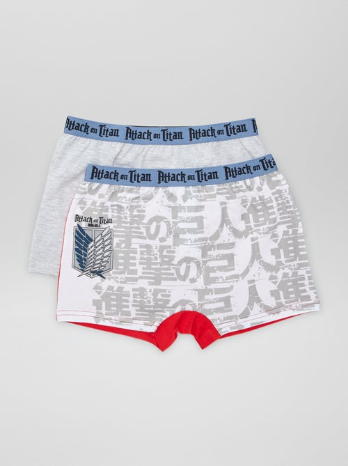 Lot de 2 boxers 'L'attaque des titans' - Kiabi