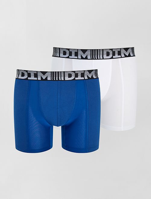 Lot de 2 boxers longs 3D Flex air 'DIM' - Kiabi