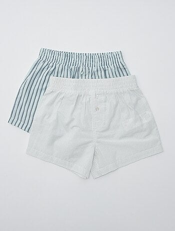 Lot de 2 boxers rayés