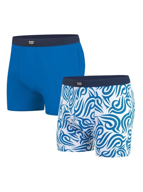 Lot de 2 Boxers Stretch - ATLAS FOR MEN - Kiabi Lot de 2 Boxers Stretch - ATLAS FOR MEN - Kiabi