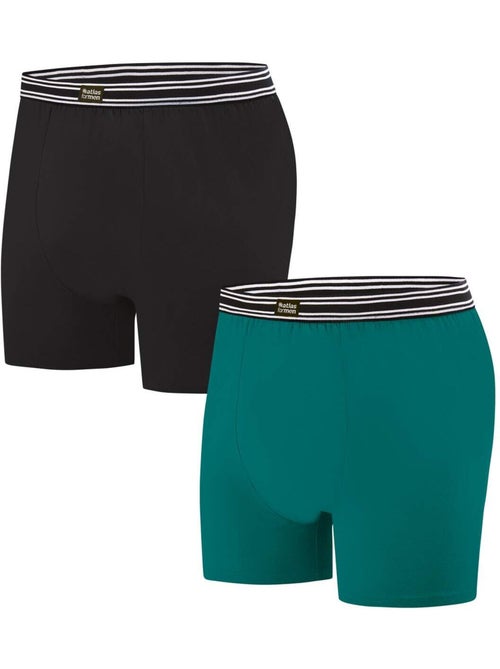 Lot de 2 boxers stretch confort - atlas for men - Kiabi Lot de 2 boxers stretch confort - atlas for men - Kiabi