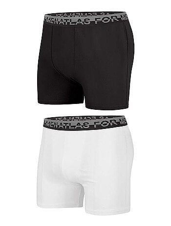 Lot de 2 Boxers Bicolore Stretch - ATLAS FOR MEN