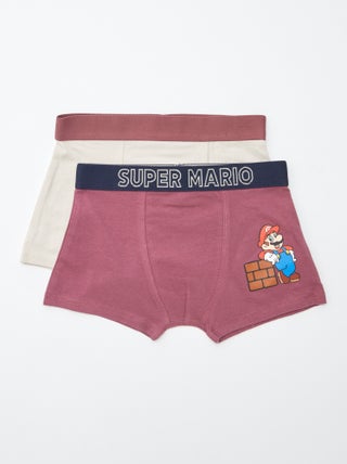 Lot de 2 boxers 'Super Mario'