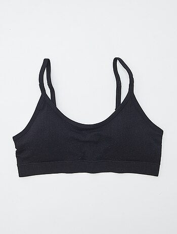 Lot de 2 brassières côtelés
