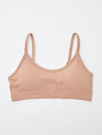 Lot de 2 brassières côtelés