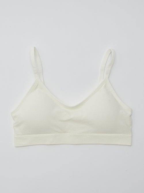 Lot de 2 brassières côtelés - Kiabi Lot de 2 brassières côtelés - Kiabi