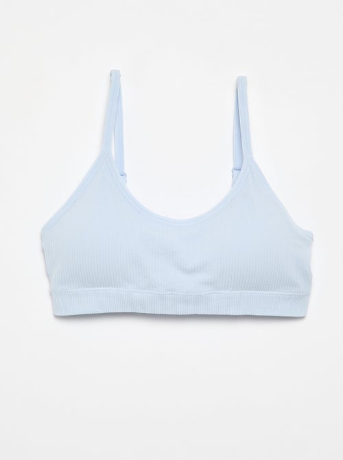 Lot de 2 brassières côtelés - Kiabi