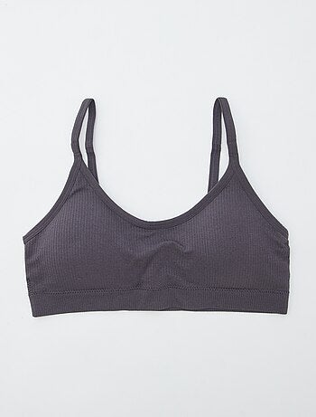 Lot de 2 brassières côtelés