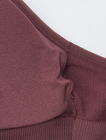 Lot de 2 brassières côtelés