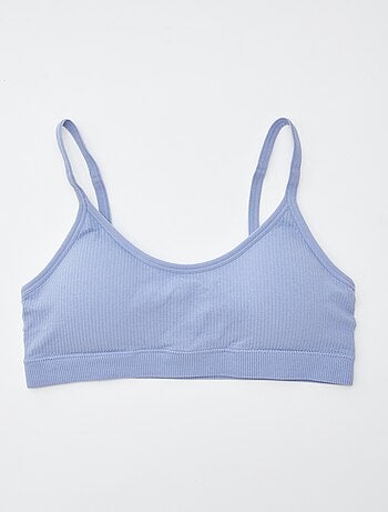 Lot de 2 brassières côtelés