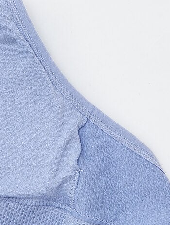 Lot de 2 brassières côtelés