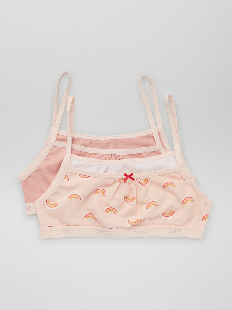Lot de 2 brassières 'Dim' Rose - Kiabi