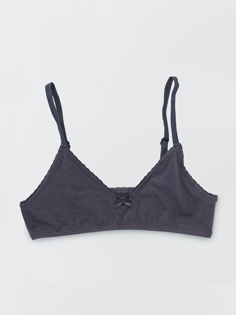 Lot de 2 brassières Gris/blanc Kiabi 8.00€