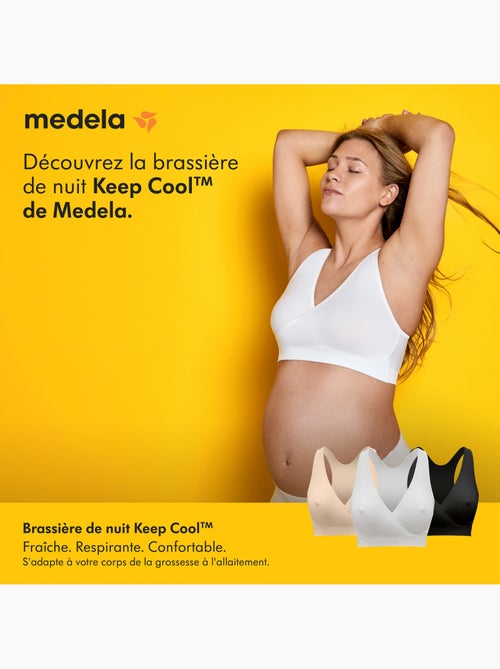 Lot de 2 brassières grossesse et allaitement medela keep cool - brassière de nuit, respirante et - Kiabi