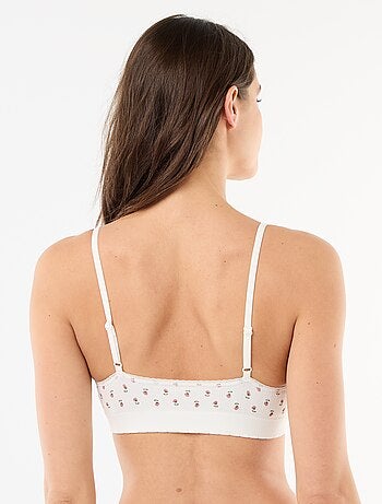 Lot de 2 brassières triangle en rib