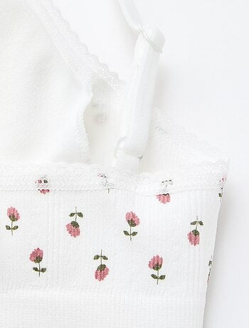 Lot de 2 brassières triangle en rib