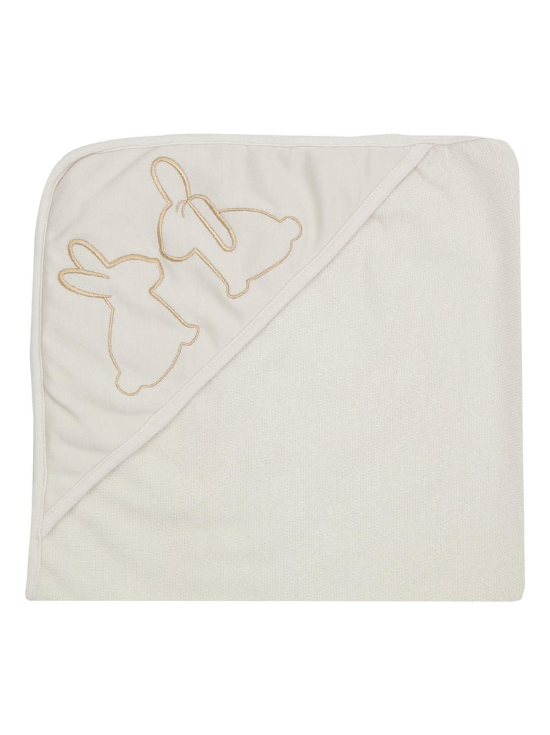 Lot de 2 cape de bain Beige - Kiabi