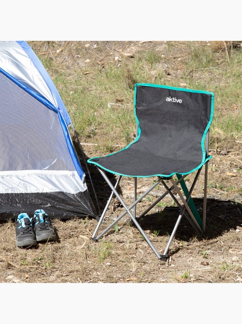 Lot de 2 chaises de camping hautes fixes 43x43x71 cm - Kiabi