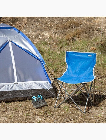 Lot de 2 chaises de camping hautes fixes 43x43x71 cmes