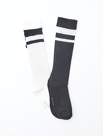 Lot de 2 chausettes en coton