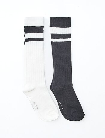 Lot de 2 chausettes en coton
