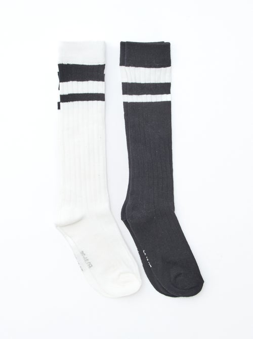 Lot de 2 chausettes en coton - Kiabi