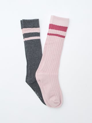 Lot de 2 chausettes en coton