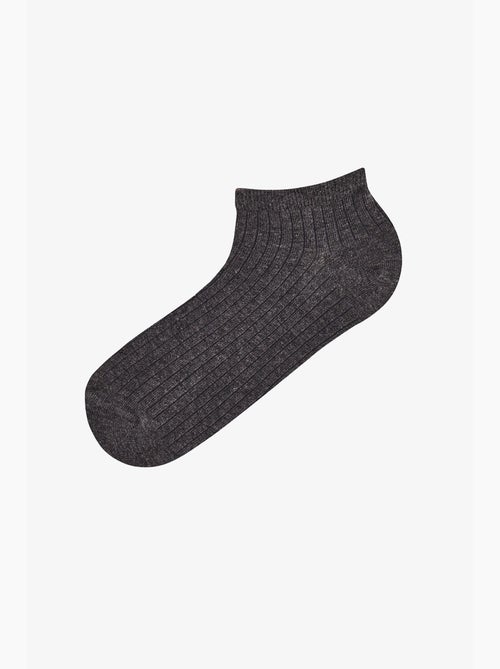 Lot de 2 chaussettes courtes comfort penti - Kiabi Lot de 2 chaussettes courtes comfort penti - Kiabi