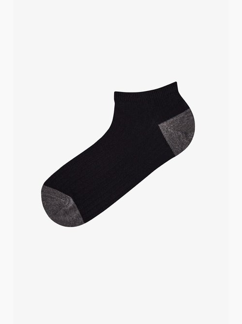 Lot de 2 chaussettes courtes comfort penti - Kiabi Lot de 2 chaussettes courtes comfort penti - Kiabi