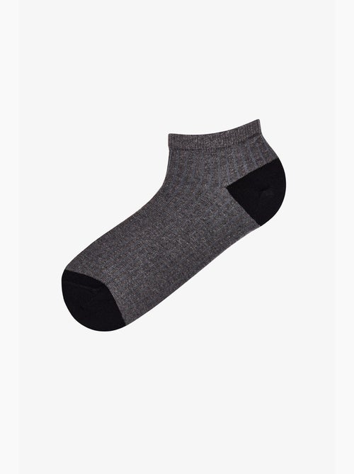 Lot de 2 chaussettes courtes comfort penti - Kiabi Lot de 2 chaussettes courtes comfort penti - Kiabi