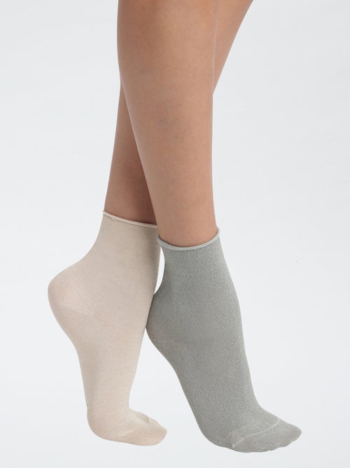 Lot de 2 chaussettes 'DIM' - Kiabi