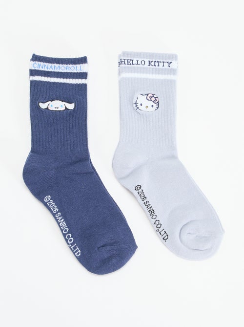 Lot de 2 chaussettes fantaisies 'Hello Kitty' - Kiabi Lot de 2 chaussettes fantaisies 'Hello Kitty' - Kiabi