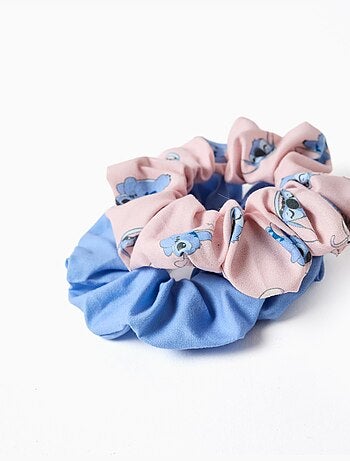 Lot de 2 chouchous avec imprimé Stitch