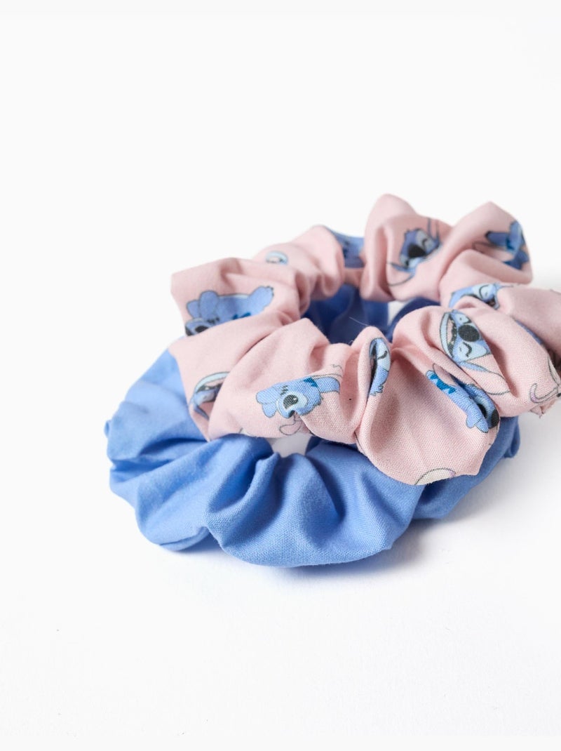 Lot de 2 chouchous avec imprimé Stitch Bleu Bleu - Kiabi