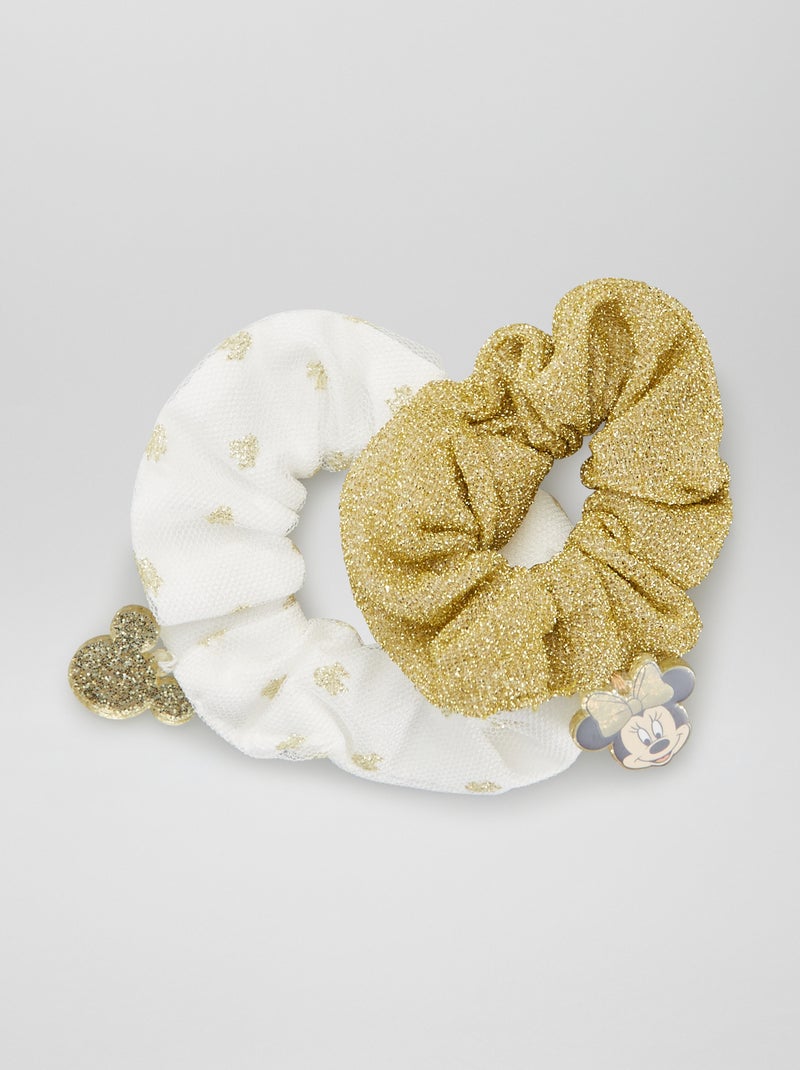 Lot de 2 chouchous 'Minnie' blanc - Kiabi