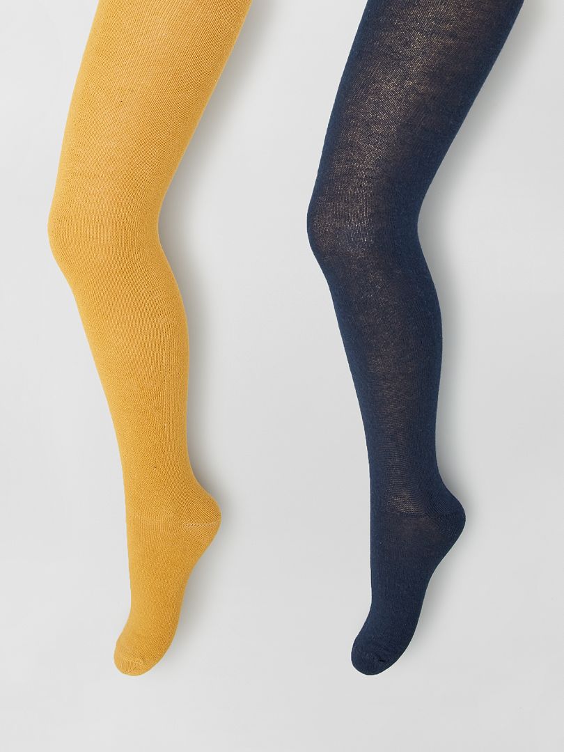 Blanc D'ota Collants Torsadés Tricotés Pour Femmes Et Filles, En Coton