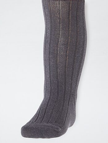 Lot de 2 collants côtelés chauds