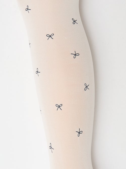 Lot de 2 collants légers imprimés - Kiabi