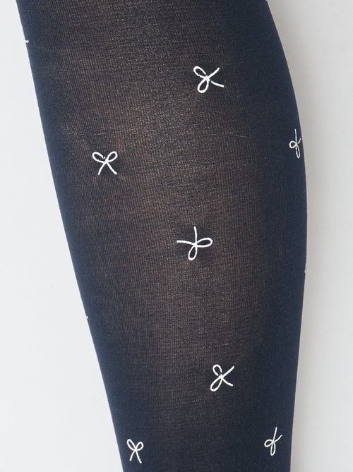 Lot de 2 collants légers imprimés - Kiabi