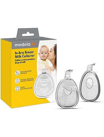 Lot de 2 coupelles recueil lait maternel medela - récupérateurs de lait maternels réutilisables