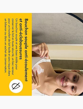 Lot de 2 coupelles recueil lait maternel medela - récupérateurs de lait maternels réutilisables