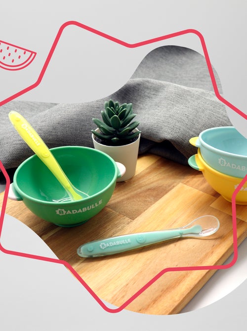 Lot de 2 cuillères en silicone 'Badabulle' - Kiabi
