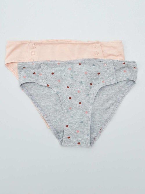 Lot de 2 culottes - collection facile à enfiler - Kiabi