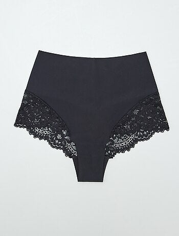 Lot de 2 culottes à taille haute