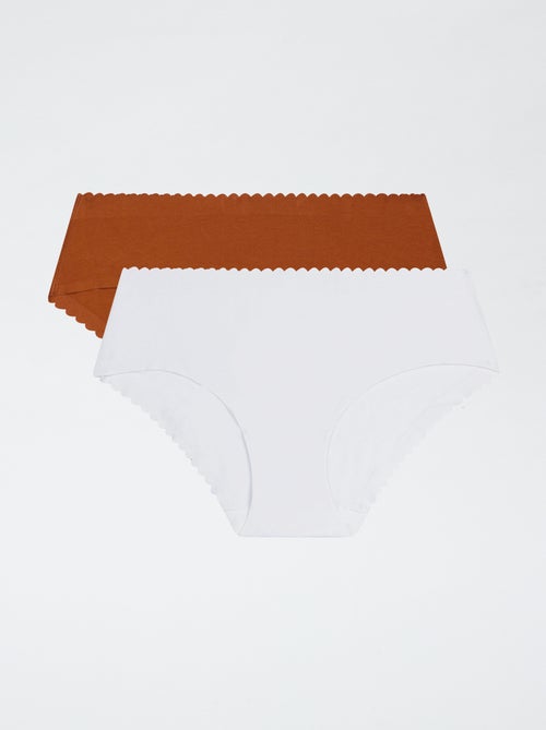 Lot de 2 culottes 'Dim' 'Body touch' - Kiabi Lot de 2 culottes 'Dim' 'Body touch' - Kiabi